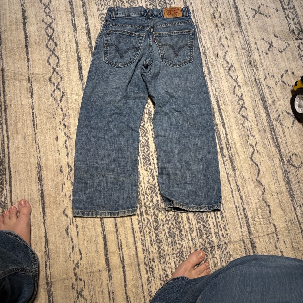 Levi's Men's Light Blue Relaxed Straight Jeans - Picture 4 of 4